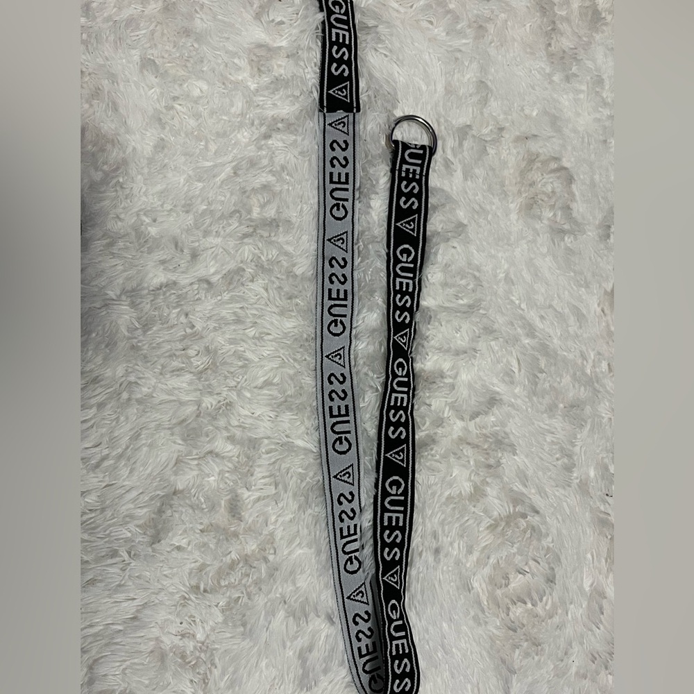 GUESS belt logo double sided